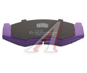 Изображение 5, PN2105 Колодки тормозные NISSAN Bluebird передние (4шт.) NIBK