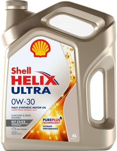 Изображение 2, 550046375 Масло моторное HELIX ULTRA ECT 0W30 C2/C3/SN синт.4л SHELL