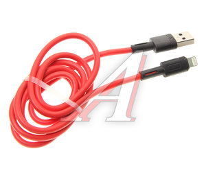 Изображение 1, NB-Q166 Red Кабель iPhone (5-) 5A 1м красный XO