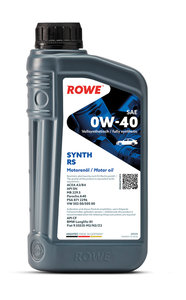 Изображение 3, 20020-0010-99 Масло моторное HIGHTEC SYNTH RS SN/CFA3/B3 0W40 синт.1л ROWE