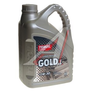 Изображение 1, 3453935 Масло моторное GOLD L 5W30 синт.4л TEBOIL