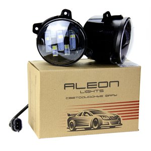 Изображение 1, AL-9010W-7 Фара противотуманная ЛАДА Largus светодиодная 33W 6000К 7 линз (2шт.) ALEON