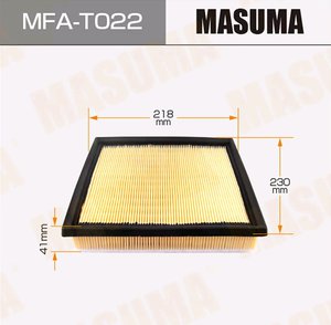 Изображение 2, MFA-T022 Фильтр воздушный TOYOTA Highlander (10-14) MASUMA