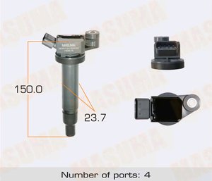 Изображение 2, MIC-100 Катушка зажигания TOYOTA Camry (03-06) MASUMA