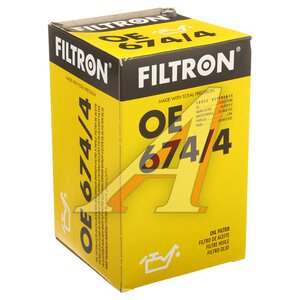 Изображение 3, ОЕ674/4 Фильтр масляный PEUGEOT FILTRON