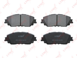 Изображение 1, BD7614 Колодки тормозные TOYOTA Camry LEXUS передние (4шт.) LYNX