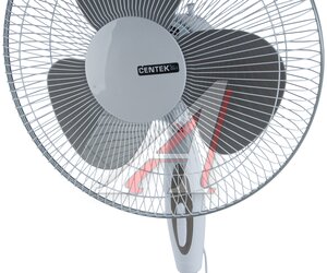 Изображение 3, CT-5015 Gray Вентилятор напольный 3 скорости 43см 40Вт серый CENTEK
