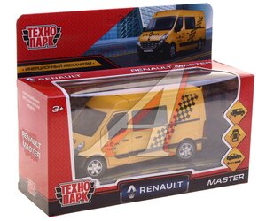 Изображение 1, MASTER-14TAX-YE Модель автомобиля RENAULT Master (такси) металлическая (1:43) ТЕХНОПАРК