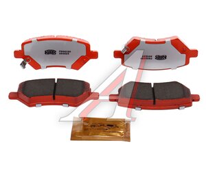 Изображение 1, PN0838S Колодки тормозные BAIC U5 Plus (21-) передние (4шт.) NIBK