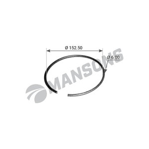 Изображение 1, 100.010 Кольцо стопорное MERCEDES ступицы MANSONS