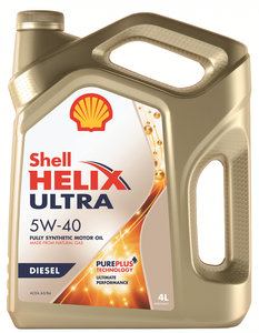 Изображение 1, 550046371 Масло дизельное HELIX DIESEL ULTRA 5W40 синт.4л SHELL