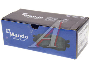 Изображение 2, MPK25NS Колодки тормозные HYUNDAI i10 KIA Picanto (04-) передние (4шт.) MANDO
