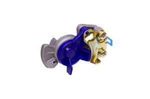 Изображение 1, 35210010120 Головка соединительная тормозной системы прицепа 22мм (груз.авто) КАМАЗ, МАЗ, КРАЗ Палм синяя SORL