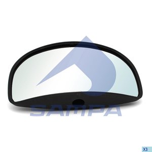 Изображение 2, 035.020 Зеркало боковое VOLVO FH, FM переднего обзора SAMPA