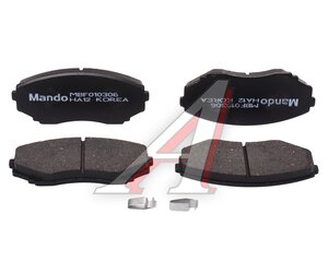 Изображение 1, MBF010306 Колодки тормозные VW Golf 5 SKODA Octavia передние (4шт.) MANDO