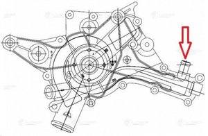 Изображение 4, LWP15322 Насос водяной MERCEDES C (W202, W203), E (W211) LUZAR