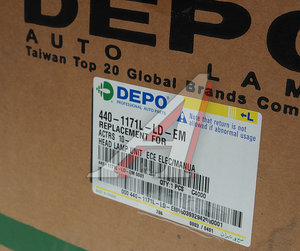 Изображение 3, 440-1171L-LD-EM Фара MERCEDES Actros MP3 (08-) левая DEPO