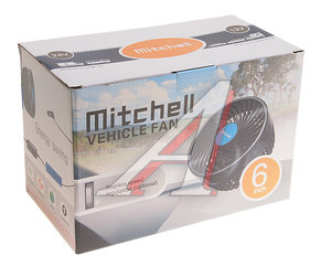Изображение 3, HX-T603E DC12V blue Вентилятор в салон 12V на прищепке синий MITCHELL