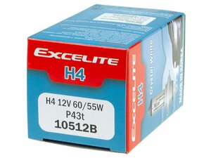 Изображение 3, EX-10512B Лампа 12V H4 60/55W P43t-38 до 4300К Crystal White EXCELITE