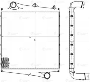 Изображение 3, LRIC1013 Интеркулер VOLVO FM400 (05-) LUZAR