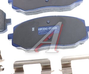 Изображение 3, 58101-07A10 Колодки тормозные KIA Picanto (04-) передние (4шт.) OE