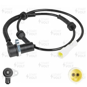 Изображение 1, VSABS0504 Датчик АБС CHEVROLET Lacetti (03-) колеса переднего правого STARTVOLT