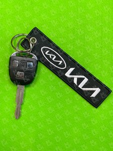 Изображение 3, BMV 005N Брелок "КИА" ткань, вышивка 13х3см MASHINOKOM