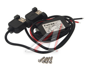 Изображение 1, 16-0602 Преобразователь напряжения (конвертер) 12-5V 3А (2USB) REXANT