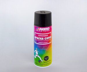Краска черная глянцевая аэрозоль 272мл/226г ABRO, ,
                                                          фото 1 Изображение 1, SP011AM Краска черная глянцевая аэрозоль 272мл/226г ABRO