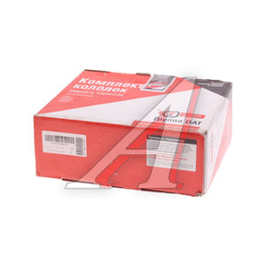 Изображение 2, 21920-3502090-55 Колодки тормозные ВАЗ-2192, 1118 (ТИИР-444) задние (4шт.) АвтоВАЗ