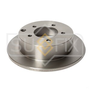 Изображение 1, FX1043 Диск тормозной MITSUBISHI Lancer (07-) задний (1шт.) SUFIX