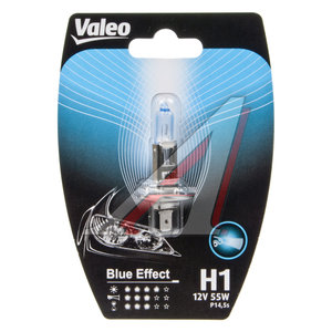 Изображение 2, 032504 Лампа 12V H1 55W P14.5s блистер (1шт.) Blue Effect VALEO
