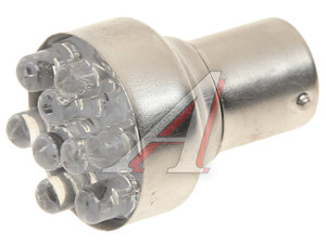 Изображение 1, 56261W-24 Лампа светодиодная 24V P21W BA15s 6000K 9 светодиодов MEGAPOWER