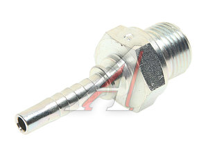 Изображение 1, M10510-04-06 Фитинг BSP(Ш) конус 60° 1/4" (3/8"-19) VITILLO