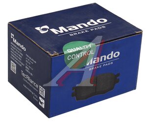 Изображение 5, MBF010784 Колодки тормозные NISSAN Almera N15 (95-98) передние (4шт.) MANDO