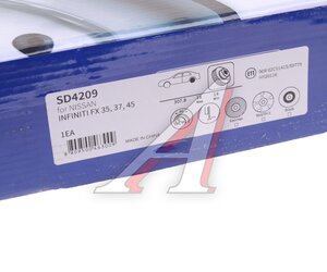 Изображение 5, SD4209 Диск тормозной NISSAN Murano (Z50) INFINITI FX35 задний (1шт.) SANGSIN