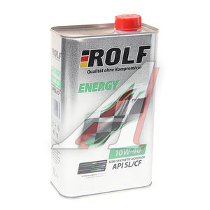 Изображение 1, 322232 Масло моторное ENERGY API SL/CF 10W40 п/синт 1л ROLF