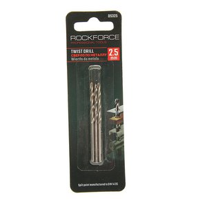 Изображение 1, RF-DS325 Сверло по металлу 2.5мм HSS (3шт.) ROCKFORCE