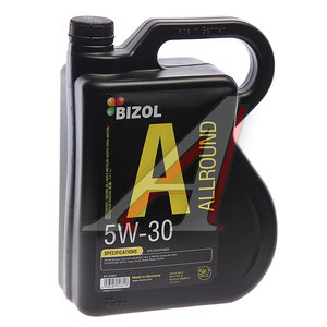 Изображение 1, 81331 Масло моторное ALLROUND 5W30 синт.5л BIZOL