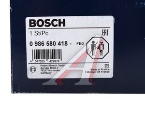 Изображение 7, 0986580418 Насос топливный CITROEN C4 (04-) BOSCH