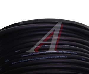 Изображение 2, PCS-308B бухта 50м Кабель силовой 8Ga (8мм) 50м бухта черный AURA