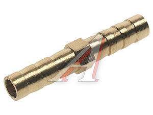 Изображение 1, INF.11.8X6 Соединитель трубки ПВХ, полиамид М5х7мм под трубку М8х6мм елочка латунь STARTEC