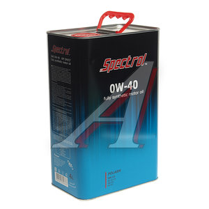 Изображение 1, 9005 Масло моторное POLARM 0W40 SM/CF синт.4л SPECTROL