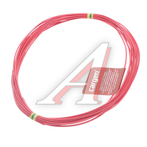 Изображение 1, AX3511 Провод монтажный ПВАМ 10м (сечение 0.75 кв.мм) красный CARGEN