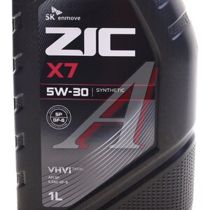 Изображение 3, 132675 Масло моторное X7 SP/GF-6 5W30 синт.1л ZIC