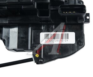 Изображение 5, 81320-2B010 Замок двери HYUNDAI Santa Fe (06-12) передней левый OE