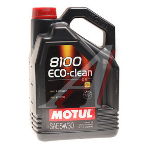 Изображение 2, 101545 Масло моторное 8100 ECO-CLEAN C2 5W30 синт.5л MOTUL