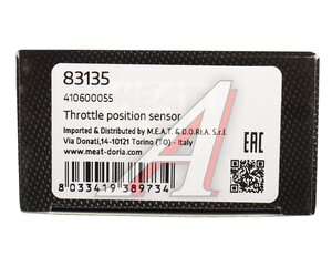 Изображение 4, 83135 Датчик положения заслонки дроссельной CHRYSLER Voyager (99-) MEAT&DORIA