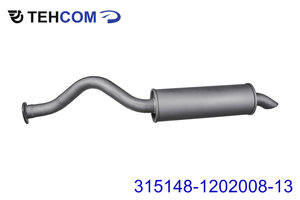 Изображение 1, 315148-1202008-13 Резонатор УАЗ-315148, 3163 Патриот ЕВРО-3, 4 ТЕХКОМ