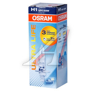 Изображение 2, 64150ULT Лампа 12V H1 55W P14.5s Ultra Life OSRAM